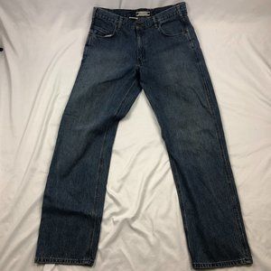 Carhartt Men Relaxed Fit Jeans Denim Size 36 Blue 100% Cotton